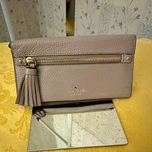 Kate Spade Taupe Leather Wallet
